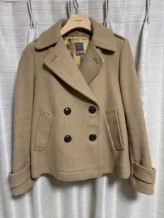 Gap キャメル Pコート ショート丈◎匿名配送