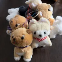 豆しば三兄弟　ぬいぐるみ　８個セット