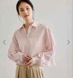 【定価:17,600円】ライトタンブラークロップドシャツ/洗えるのサムネイル