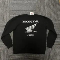 新品タグ付き HONDA ブラック スウェット トレーナー 3L 刺繍 黒
