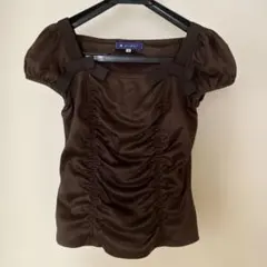 M'S GRACY 袖リボン 半袖カットソー ブラウン 38 2026年最新】M'S GRACY カラー：ブラウン系 レディース 半袖(Tシャツ