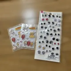 デニーズ シール & DAISO フェイスパーツシール セット