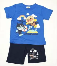 アンパンマン&バイキンマン 上下セット Tシャツ＆ハーフパンツセット 90cmBのサムネイル