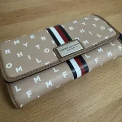 【アウトレット】TOMMY HILFIGER ロゴ入り長財布 モノグラム