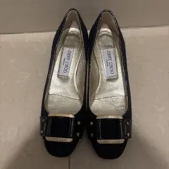 Jimmy Choo ビジュー付きハイヒール リボン #37.5 - メルカリ
