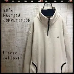 90's ノーティカ フリース プルオーバー 長袖 古着 5001