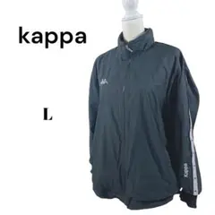 kappa メンズ　ナイロンジャケット　トラックジャケット【L】ブラック￼