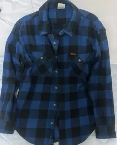 Carhartt 青黒チェックシャツ Lサイズのサムネイル