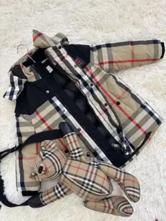 BURBERRY 6y116cm ダウンジャケット チェック柄