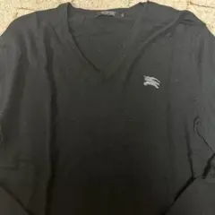 BURBERRY BLACK LABEL ブラック Vネック セーター サイズ2