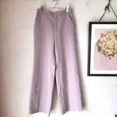 GU ストレッチストレートパンツ　モカピンク　XL