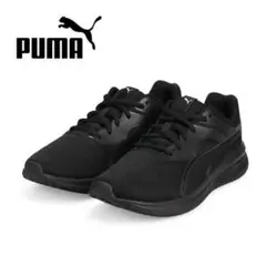 PUMA トランスポート 25.5cm ブラック ランニングシューズ