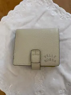 PELLE BORSA 二つ折り財布 アイボリーのサムネイル