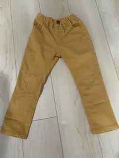 【値下げ】マーキーズ　キッズ　パンツ　ズボン　子ども服　マスタード　100センチ