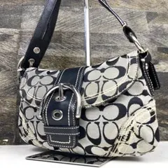 美品 COACH アクセサリーポーチ SOHO bag Y2K 10296 黒 - メルカリ