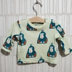 MARKY'S HOGAN　 ゴリラプリント 長袖Tシャツ 70
