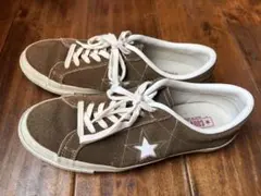 CONVERSE ONE STAR スエード ブラウン 日本製のサムネイル