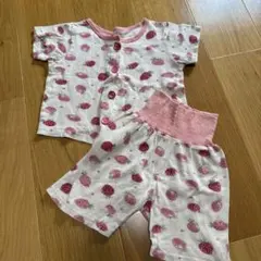 イチゴ柄ベビーパジャマ セット