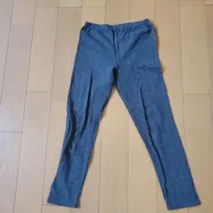 グレー ヘリンボーン柄 スパッツ ユニクロ