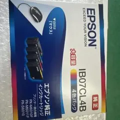 エプソン マウス IB07CL4B 4色パック インクカートリッジ - メルカリ