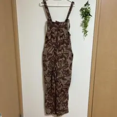 チチカカサロペットオールインワン　鳥柄動物柄花柄　新品未使用タグ付き