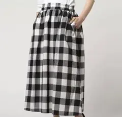 earth music & ecologyフレンチリネンブレンドロングスカート