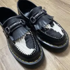 【美品】ドクターマーチン エイドリアン スナッフル 厚底 UK４ カウ柄