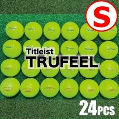 【S06】Titleist TRUFEEL 黄 年式混合 ロストボール 24球