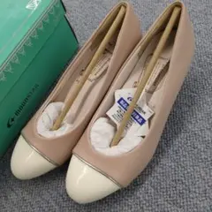 【26cm】新品未使用 Moonstar sugata パンプス ベージュのサムネイル