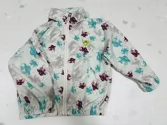 110 キッズ　薄手ジャンパー　フード収納