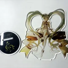 初音ミクシンフォニー 2020 抽選会 B賞 缶バッジ 中古品 初音ミクシンフォニー 2020 缶バッジ シークレット 初音ミク 等身