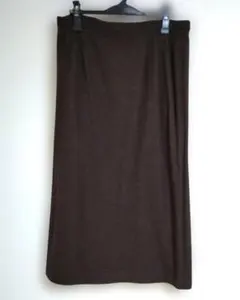 【大きいサイズ】ブラウン系　タイトスカート ウエスト84