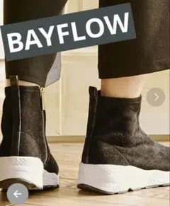 BAYFLOW スニーカーブーツ　ブラック　Mサイズ　ベイフロー　23〜23.5のサムネイル