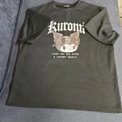 Kuromi 半袖Tシャツ 黒