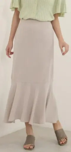 切替ヘムマーメイドスカート/NATURAL BEAUTY BASIC