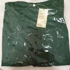 無印良品 フレンチスリーブブラウス ダークグリーン Mのサムネイル