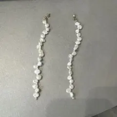 淡水パール ロングピアス