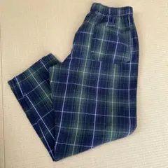 GU キッズ チェック パンツ 150 グリーンのサムネイル