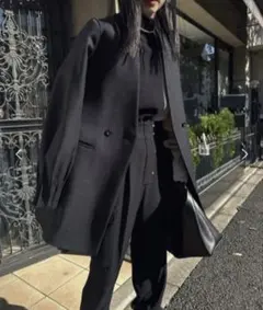 Ameri　RIB DOCKING TUCKED CUFFS JACKET