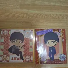 セガラッキーくじオンライン　赤井秀一 ミニ色紙とアートパネル