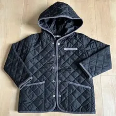 キルティングコート　110 ブラック　BeBe