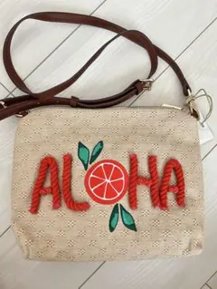 Aloha刺繍ショルダーバッグ