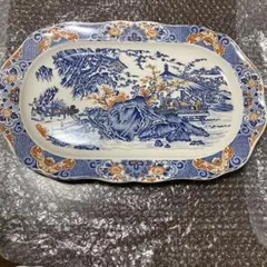 中国美術 清時代染付唐物 新渡花蝶鳥紋平皿 骨董品 唐物 - メルカリ