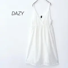 デイジー キャミワンピース レース シフォン 透け感 フェミニン 0467