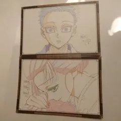 鬼滅の刃 ダイニング おすそ分けポストカード 狛治　恋雪 2枚 お楽しみくじ