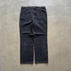 90s Wrangler メキシコ製 ワイドストレートデニム 36 ブラック