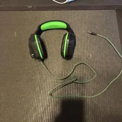 ゲーミングヘッドセット ブラック・グリーン