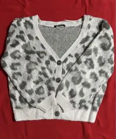 INGNI ニット　カーディガン　ヒョウ柄　レオパード柄