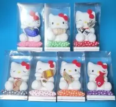 C2【未開封品】サンリオ ハローキティ 七福神 7体セット ぬいぐるみ