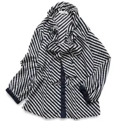 美品✨ ボウタイブラウス ナラカミーチェ 幾何学模様 総柄 シフォン 洗える